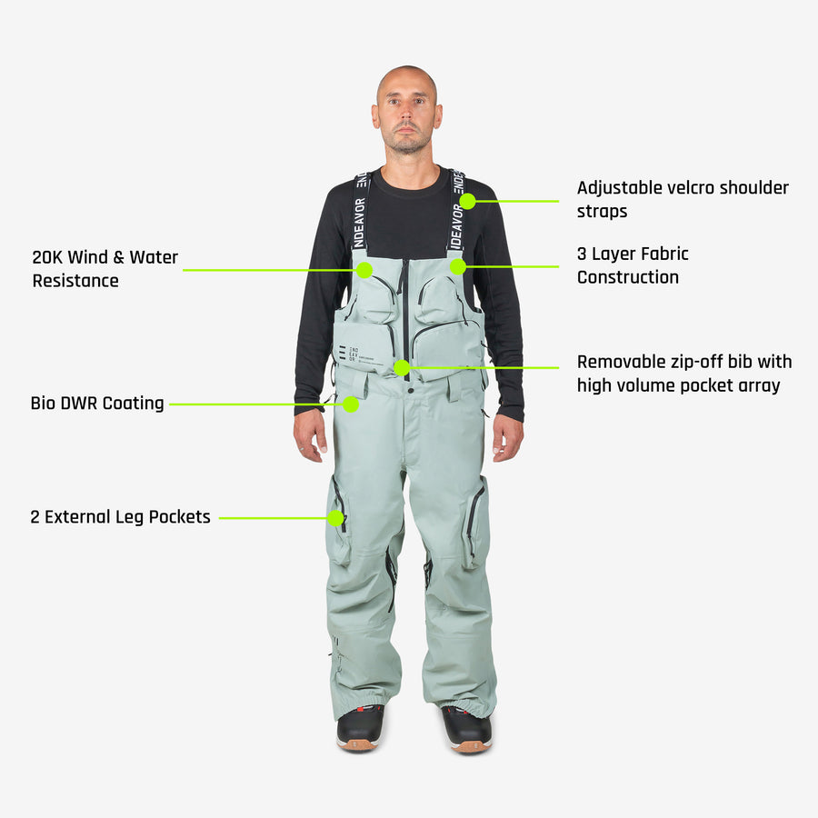 Endeavor 3L Scout Removable Bib Pant